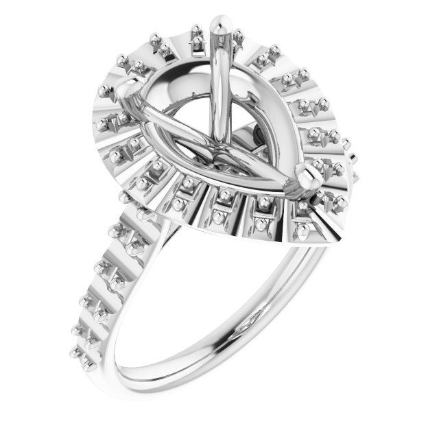 Halo-Style Engagement Ring