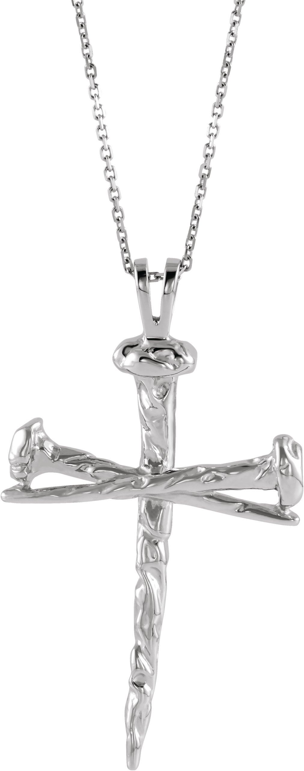 Religious Fashion | Nail Cross Necklace or Pendant