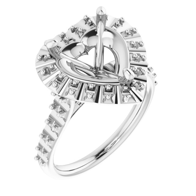 Halo-Style Engagement Ring
