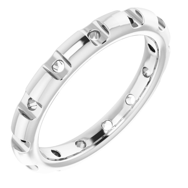 14K White .50 CTW Diamond Eternity Band Ref 13848587