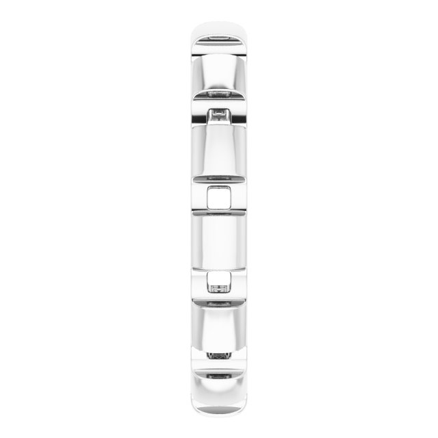 3.25 mm Square Eternity Band Mounting view 4