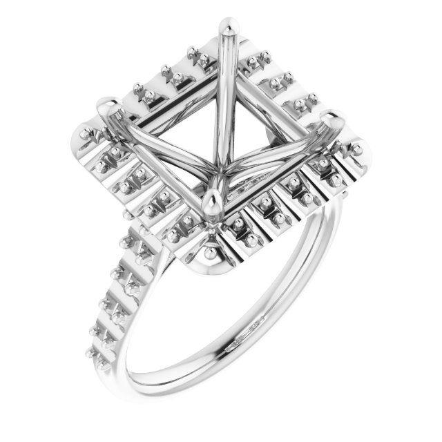 Halo-Style Engagement Ring