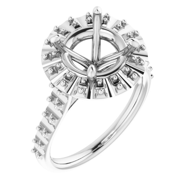 Halo-Style Engagement Ring