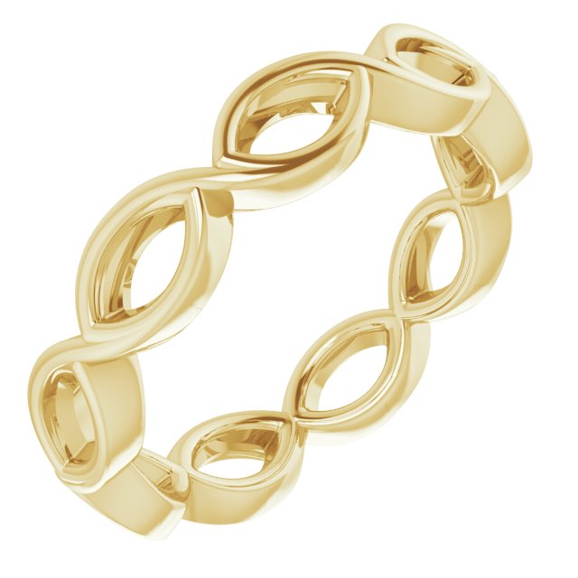 Bezel-Set Eternity Band