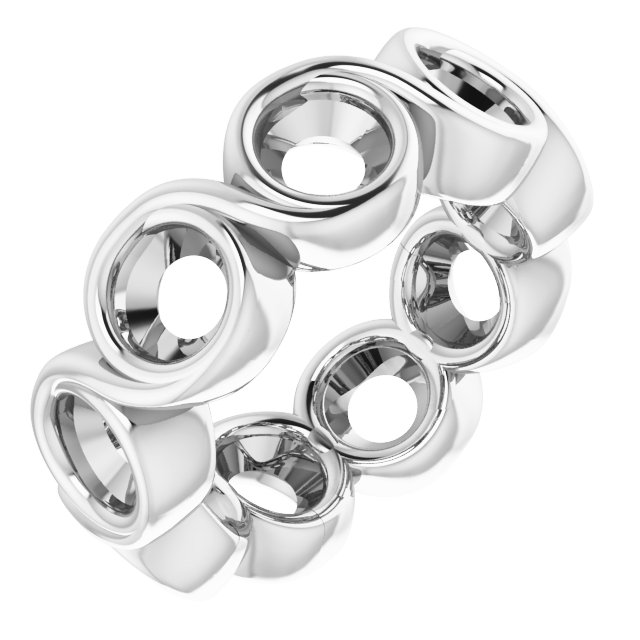 Bezel-Set Eternity Band