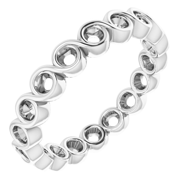 Bezel-Set Eternity Band