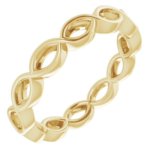 Bezel-Set Eternity Band