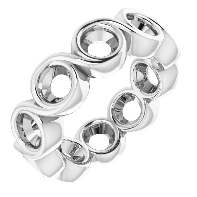 Bezel-Set Eternity Band