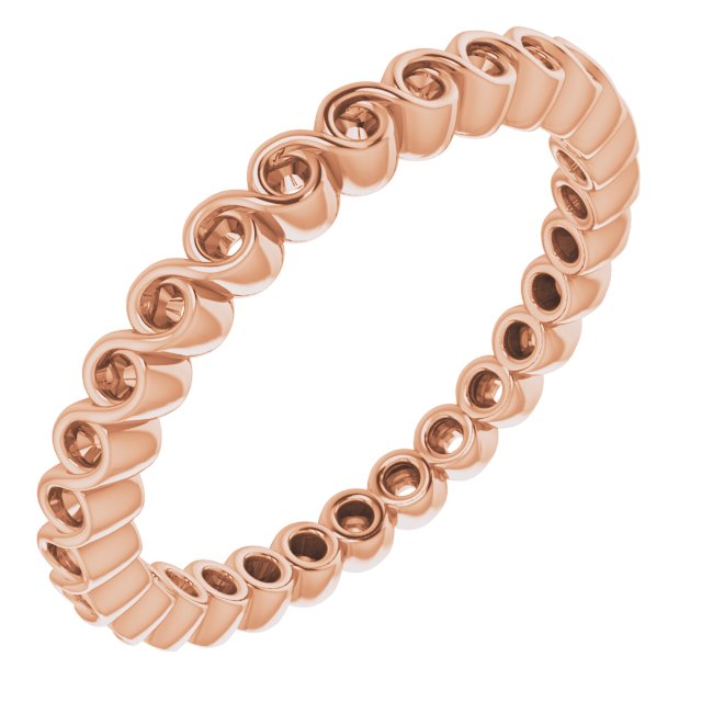 Bezel-Set Eternity Band