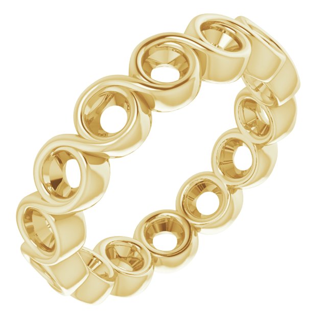 Bezel-Set Eternity Band