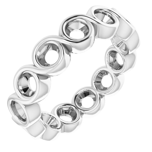 Bezel-Set Eternity Band