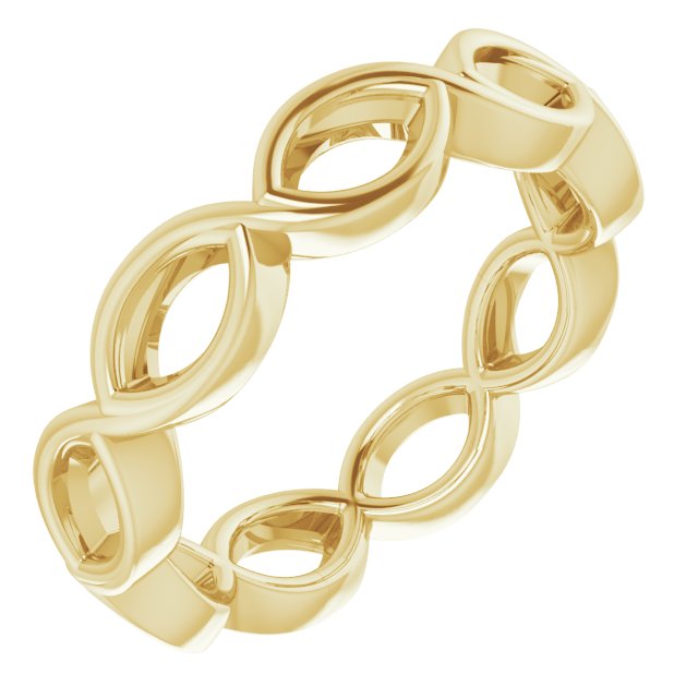 Bezel-Set Eternity Band