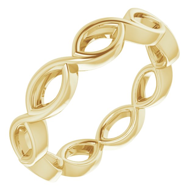 Bezel-Set Eternity Band
