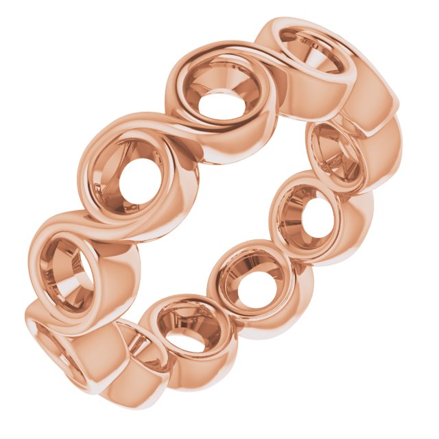 Bezel-Set Eternity Band