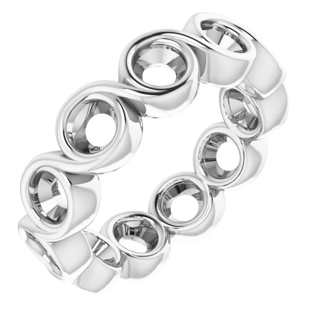 Bezel-Set Eternity Band