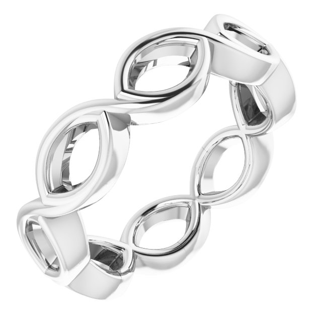 Bezel-Set Eternity Band