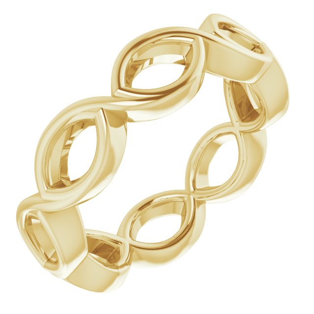 Bezel-Set Eternity Band