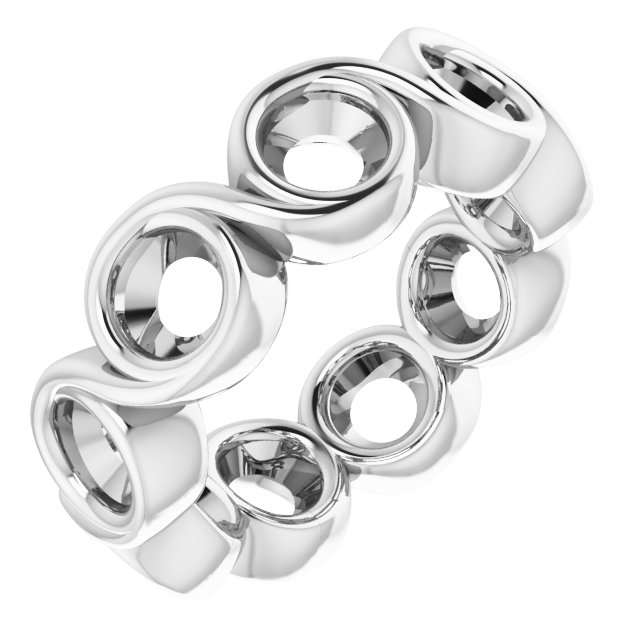 Bezel-Set Eternity Band