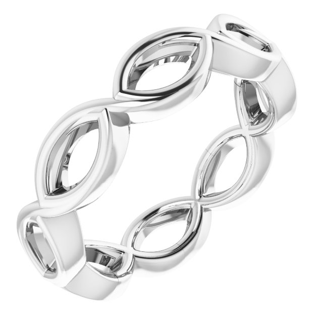 Bezel-Set Eternity Band