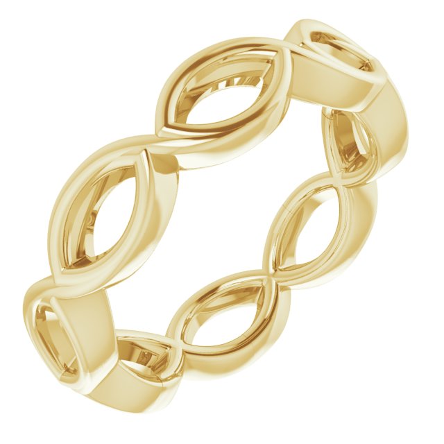 Bezel-Set Eternity Band