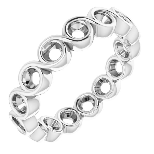 Bezel-Set Eternity Band
