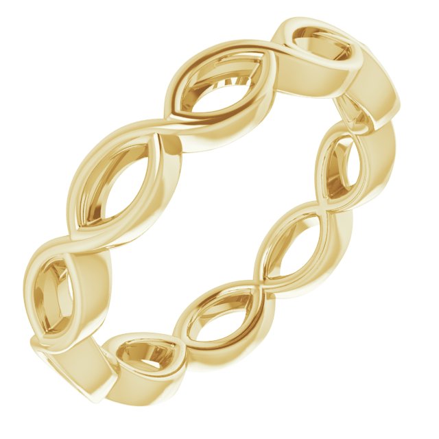 Bezel-Set Eternity Band