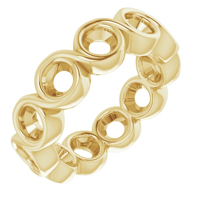 Bezel-Set Eternity Band