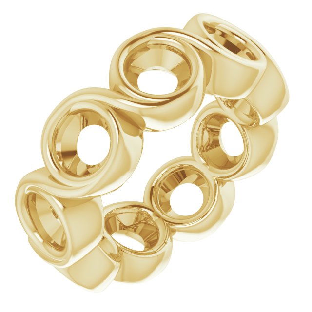 Bezel-Set Eternity Band