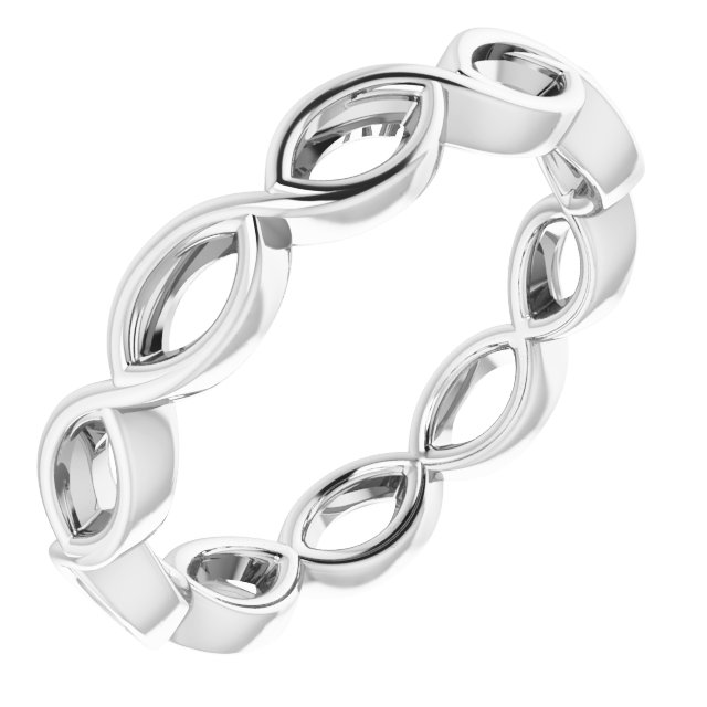 Bezel-Set Eternity Band