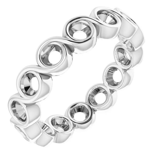 Bezel-Set Eternity Band