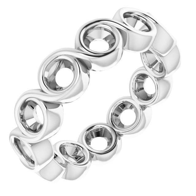 Bezel-Set Eternity Band