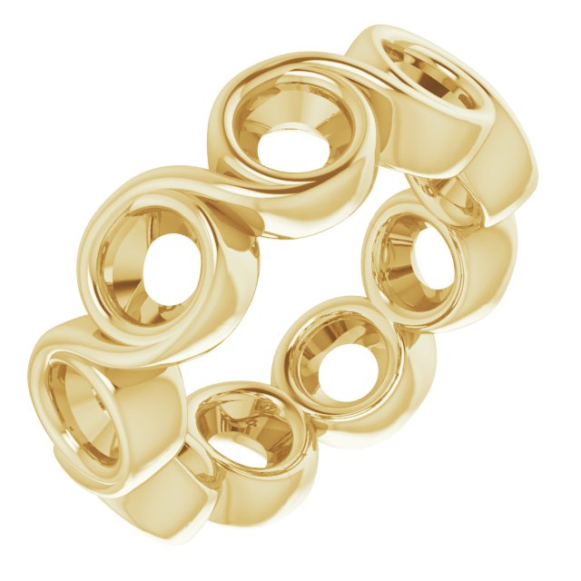 Bezel-Set Eternity Band