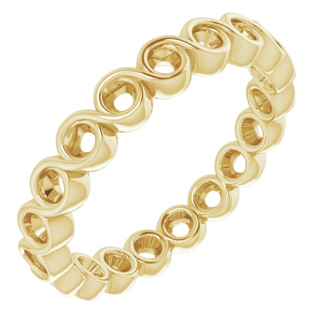 Bezel-Set Eternity Band