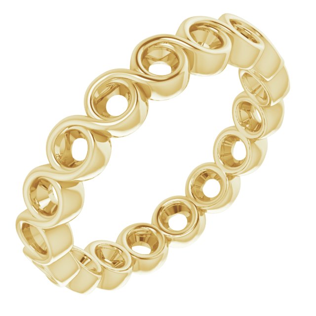 Bezel-Set Eternity Band