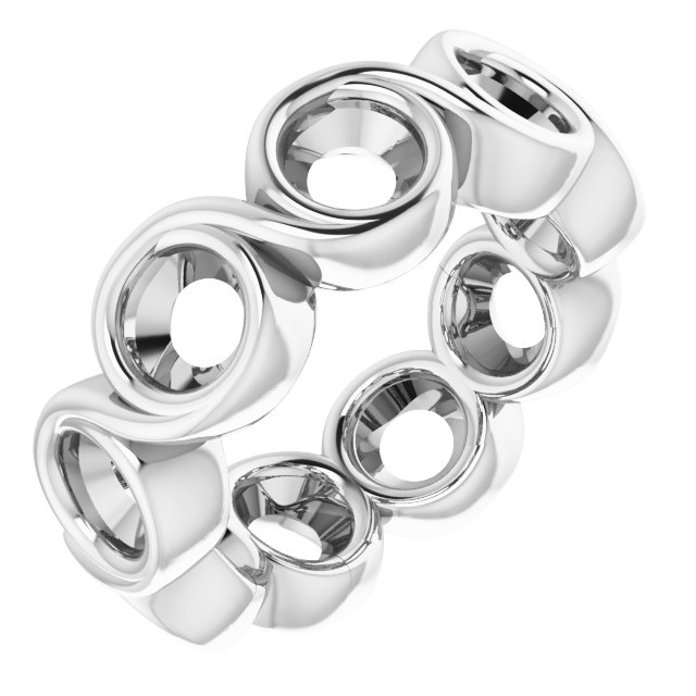 Bezel-Set Eternity Band