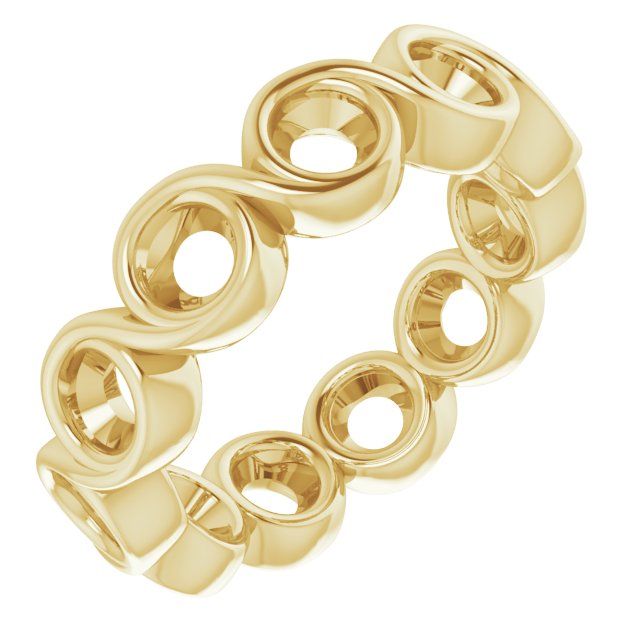 Bezel-Set Eternity Band