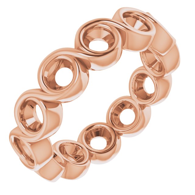 Bezel-Set Eternity Band