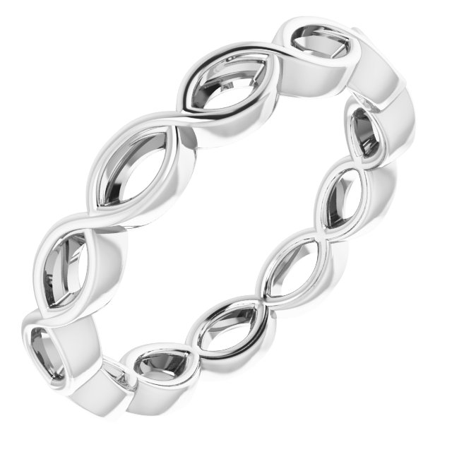 Bezel-Set Eternity Band