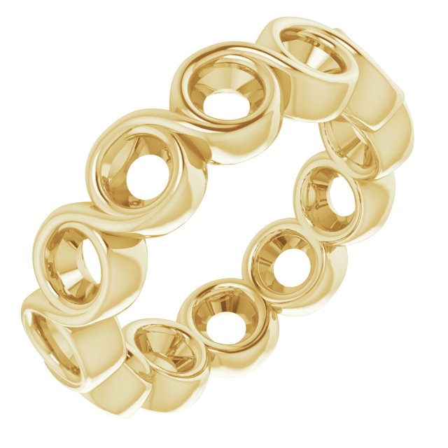 Bezel-Set Eternity Band