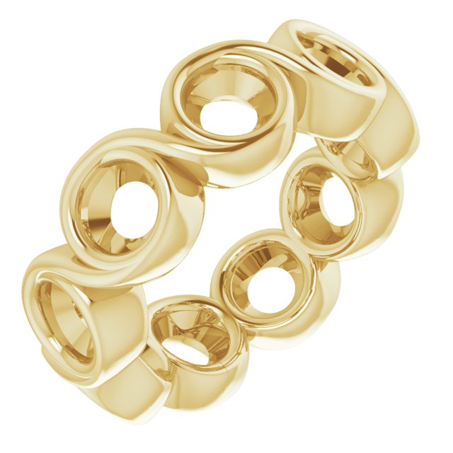 Bezel-Set Eternity Band