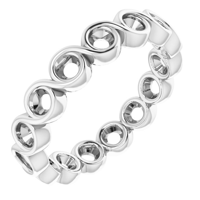 Bezel-Set Eternity Band
