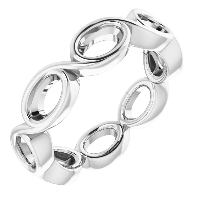 Bezel-Set Eternity Band