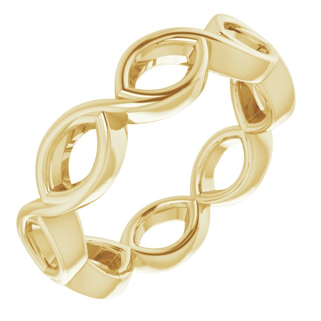 Bezel-Set Eternity Band