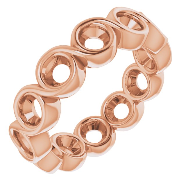 Bezel-Set Eternity Band