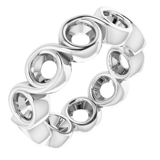 Bezel-Set Eternity Band