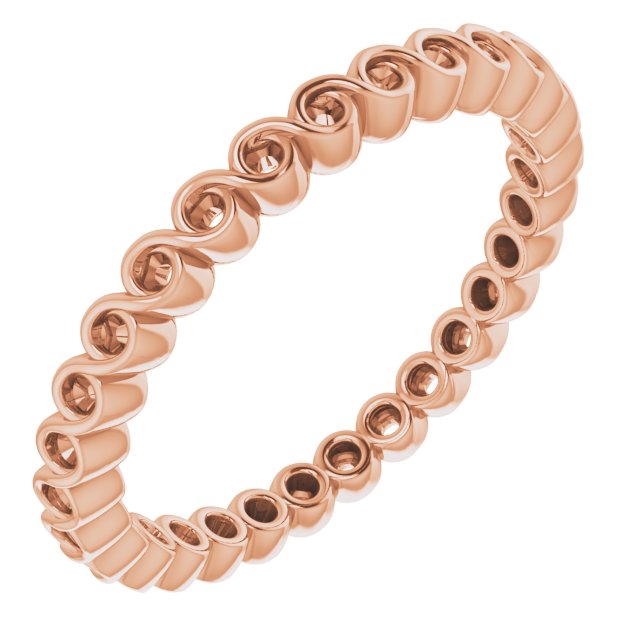 Bezel-Set Eternity Band