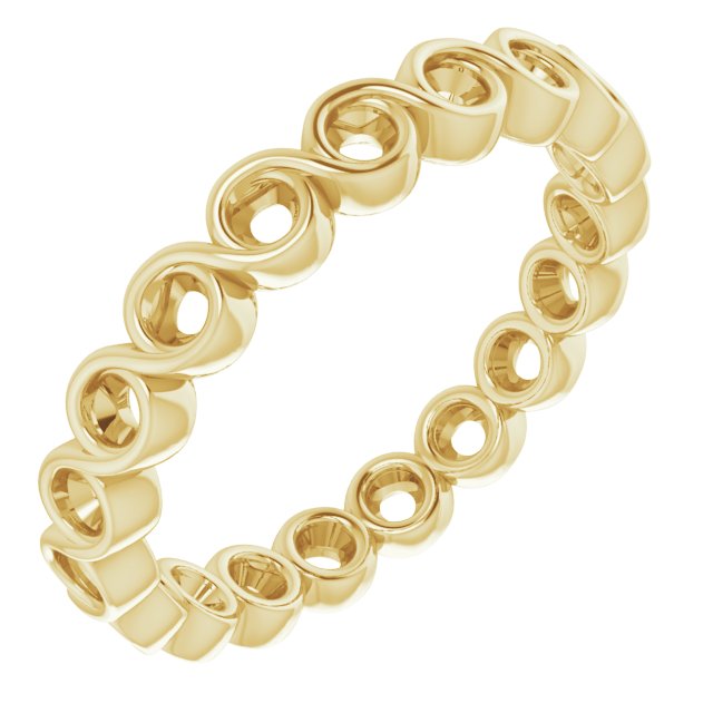 Bezel-Set Eternity Band