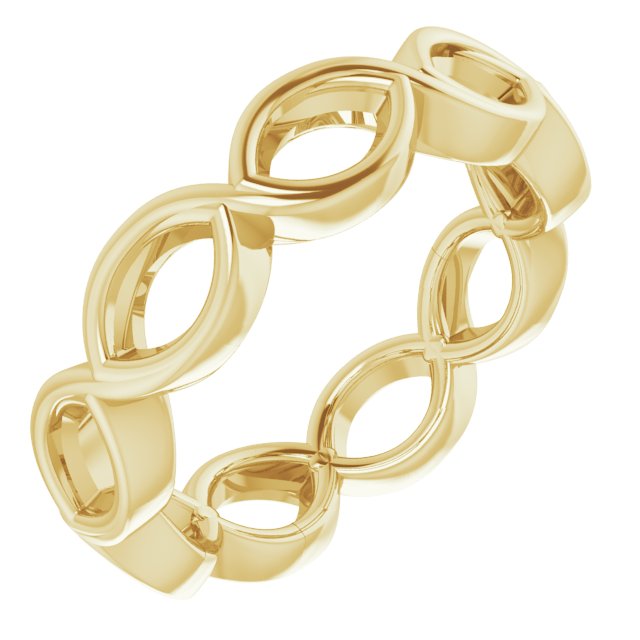 Bezel-Set Eternity Band