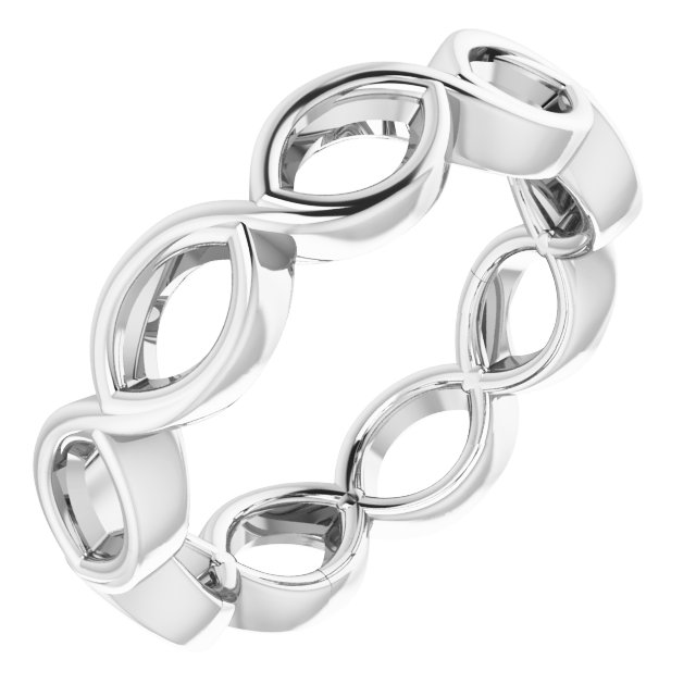 Bezel-Set Eternity Band