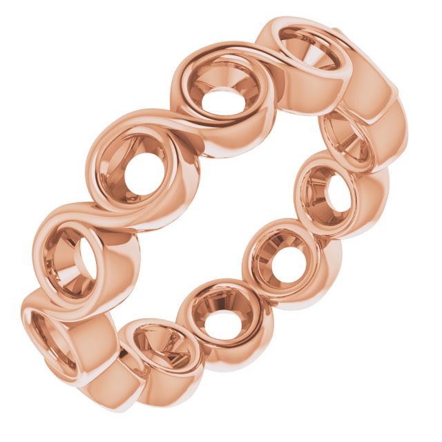 Bezel-Set Eternity Band